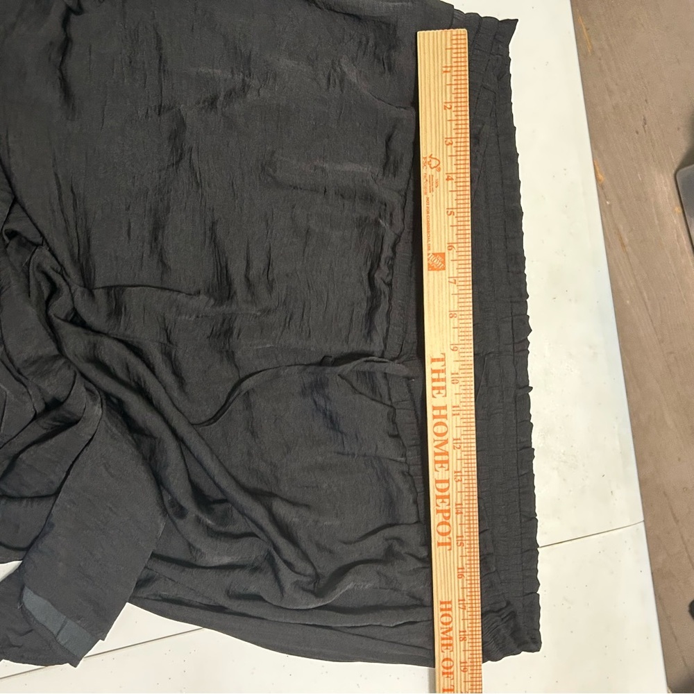 Summersalt The Silky Luxe Palazzo Pants with Ties Black Plus Size 2X 2XL J2 - Picture 7 of 7